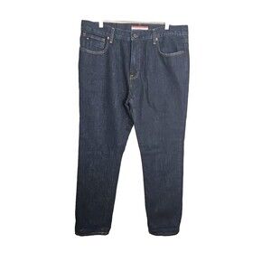 Tommy Hilfiger Men's Denim Bootcut Dark Blue Classic Fit Jeans Size 36x34 (33)
